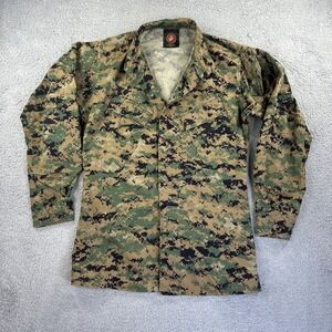USMC Marine Military Combat Blouse Woodland Marpat Camo Digital Small XLong Top